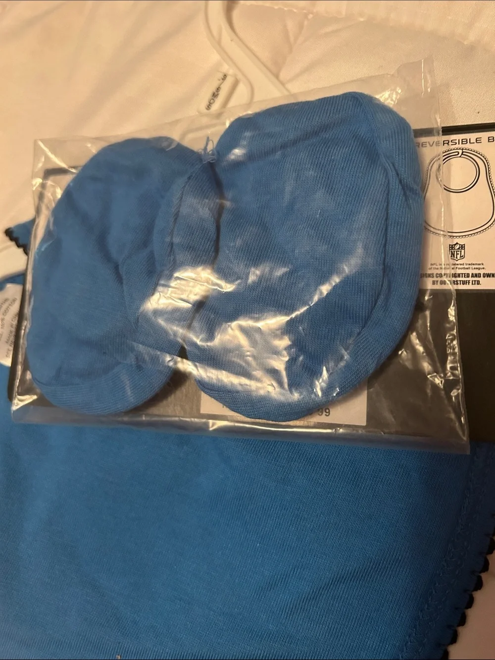 NFL Kids Detroit Lions Bib and Booties Set - Black/Blue